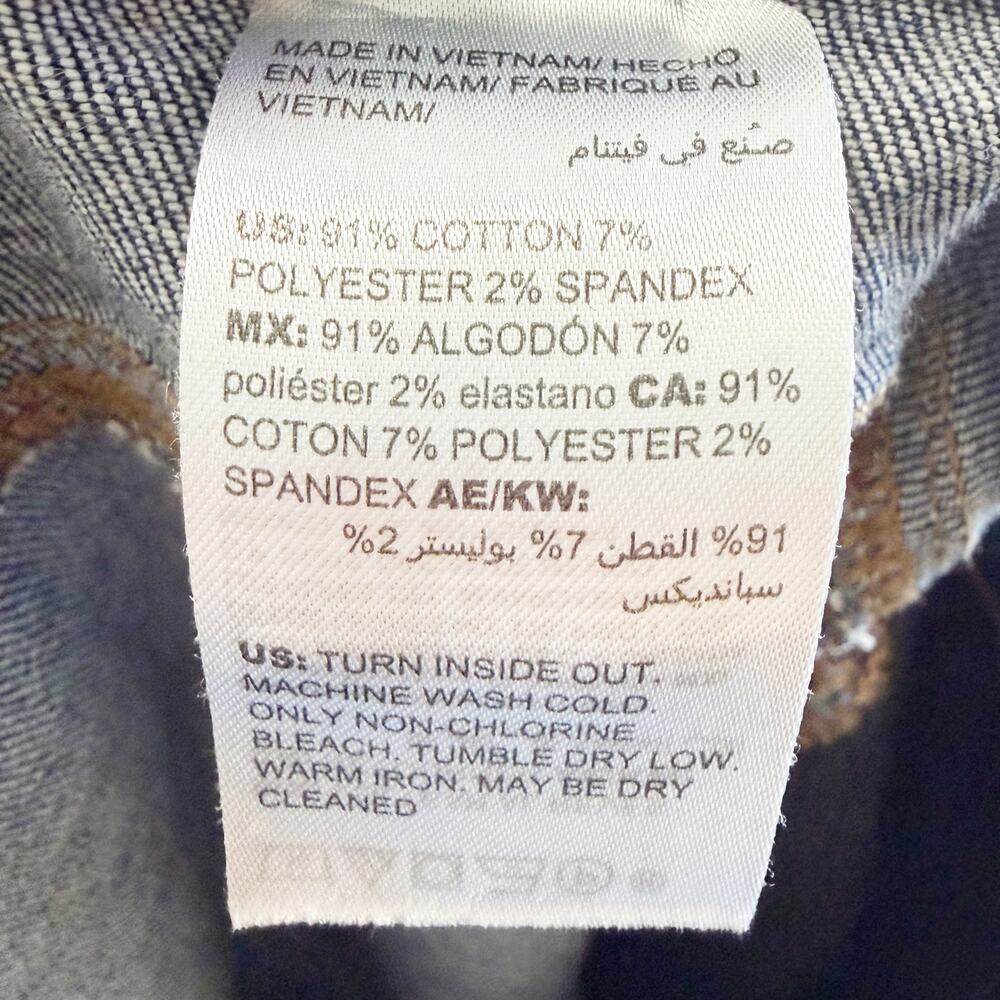 CHICO’S Skinny Ankle Jeans High Waisted Medium Wash Blue Denim Womens Size 12R - Picture 7 of 8